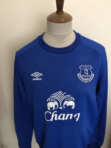EVERTON UMBRO BENCH CREW NECK SWEAT SHIRT TOP SIZE LARGE - Picture 1 of 1