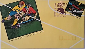 HOCKEY WORLD CHAMPIONSHIP 1994 FDC PSE - POSTMARKED SYDNEY NSW 2000 - Picture 1 of 4