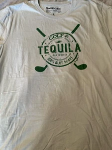Men's XL Swing Juice Green Swagger Graphic Golf T Shirt - Picture 1 of 2