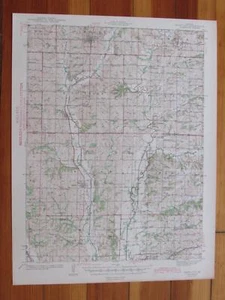 Grant City Missouri 1943 Original Vintage USGS Topo Map - Picture 1 of 1