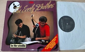 THE EVERLY BROTHERS IN THE STUDIO LP ACE (1985) EX++ ALTERNATIVE 50's CUTS EEC - Picture 1 of 4