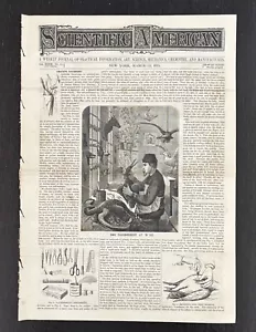 SCIENTIFIC AMERICAN MAGAZINE - MARCH 13, 1875 - Picture 1 of 9