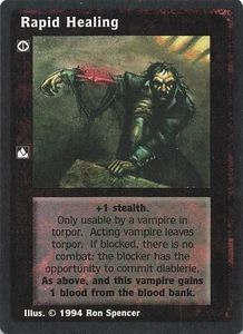 Rapid Healing - Jyhad Deckmaster V:TES Trading Card 1994 - Picture 1 of 2