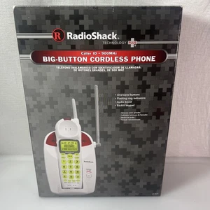 RadioShack Botón Grande Teléfono Inalámbrico Anillo Intermitente Indicador Audio Boost - Imagen 1 de 8