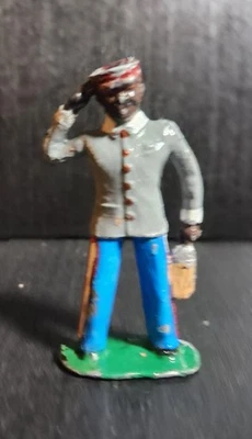 FIGURA DE JUGUETE VINTAGE HIERRO GRIS PORTER BELLMAN ENTREGA AÑOS 30 ORIGINAL SÓLIDO Foto 1 de 4