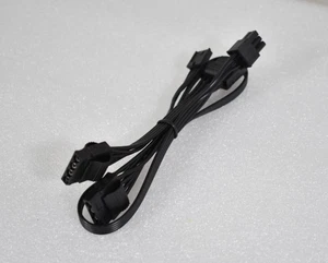 Corsair 6 Pin to 4 Pin Three Plug Molex Type 4 Corsair CX650M CX750M CX850M - Picture 1 of 3