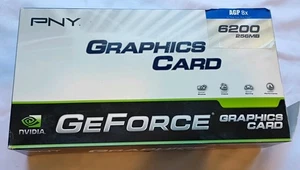 PNY GeForce Graphics Card 6200 AGP 8x 256MB - Picture 1 of 4