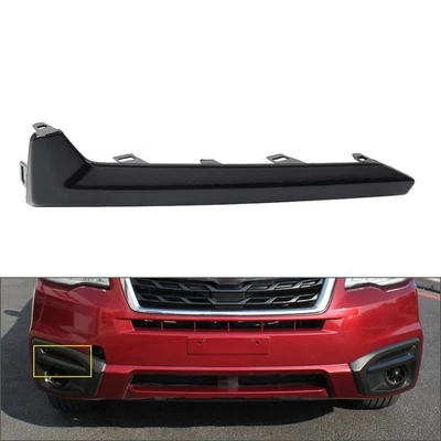 Fog Light Trim Fog Light Molding Trim Glossy Black For Subaru Forester 2017-18 - Image 1 of 4