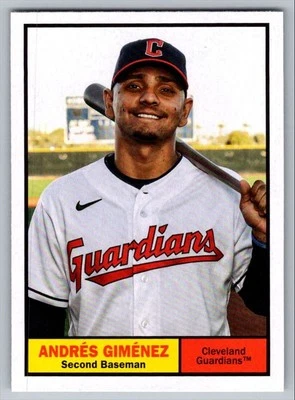 2024 Topps Archives Andres Gimenez Cleveland Guardians #20 - Image 1 of 2