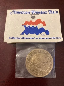 Moneta gettone commercio treno libertà americano viaggio bicentenario 1776 - 1976, NUOVO - Foto 1 di 3