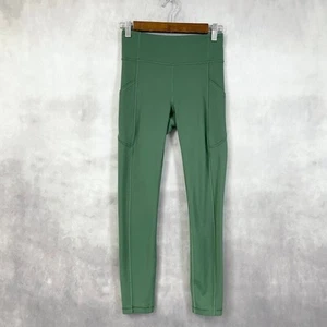 Lululemon Womens Invigorate Tights Size 4 Algae Green High Rise Train Activewear - Picture 1 of 10