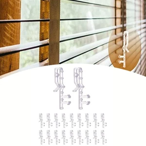 Long lasting and Sturdy 2 12 Plastic Valance Clips for Venetian Blinds - Afbeelding 1 van 12