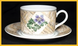 Royal Worcester Country Garden Cups & Saucers Dated 1996 In Excellent Condition - Picture 1 of 1