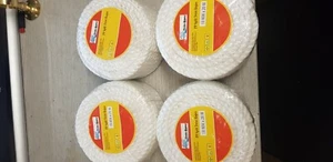 4 bobinas de cuerda de polipropileno blanco de 10 mm x 20 m nailon polipropileno polipropósito - Imagen 1 de 1
