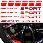 28Pcs Red Car Decal Stickers  for 18-21 Inch Wheels Tire Rim