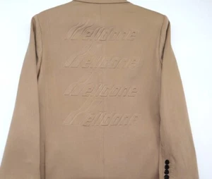 We11done Mens Beige Blazer Jacket M 3D Back Design Oversize  Business Career - Picture 1 of 15