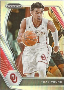 2021-22 Panini Prizm Trae Young Silver Prizm SP Atlanta Hawks - Picture 1 of 1