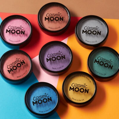 Cosmic Moon - Metallic Pro Face & Body Paint Cake Pots - Available in 8 colours! - Image 1 of 4