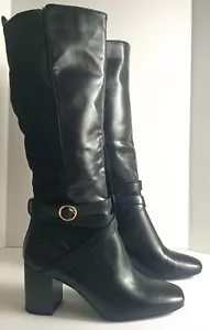 Liz Claiborne Black Harwin Boots Size 10M - Picture 1 of 7