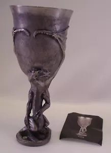Royal Selangor Pewter Goblet - SMAUG - Lord of the Rings LOTR G. Anthony 1991 - Bild 1 von 3