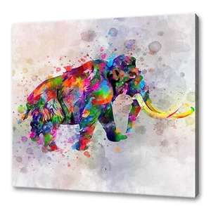 Tela mammut lana stampa arte da appendere a parete fatto a mano arredamento casa personalizzato - Foto 1 di 10