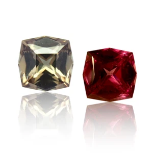 Natural Color Change Garnet 1.46 Carat 6.7x6.7 MM Fancy Shape Faceted Gem - Picture 1 of 11