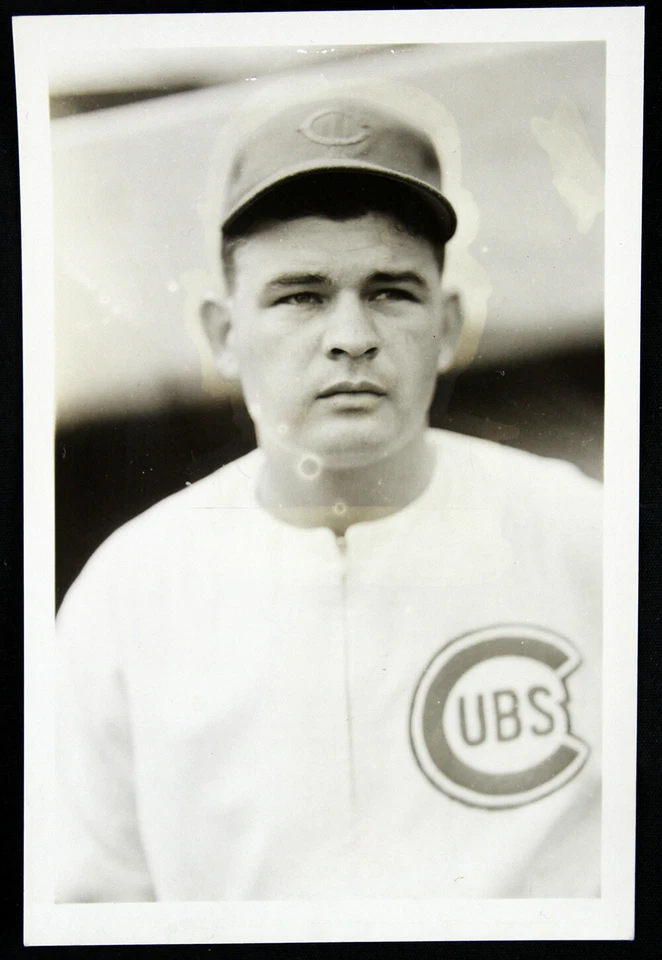 1942-45 Paul Gillespie, Chicago Cubs, George Burke, foto de 4" x 6" Foto 1 de 2