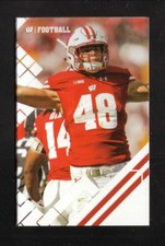 Wisconsin Badgers--2017 Football Pocket Schedule--American Family Insurance