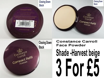 CCUK Constance Carroll Compact Pressed Face Powder Refills Shade Harvest Beige - Image 1 of 4