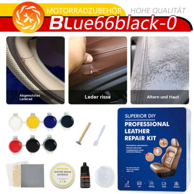Leder Reparatur für Auto Sitz Kratzer Risse Polnischen Renovieren DIY - Bild 1 von 4