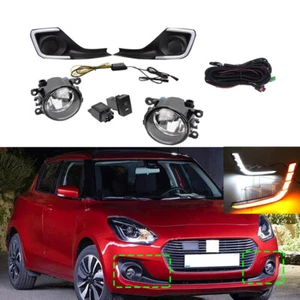 Kit de biseles de luces antiniebla de luz diurna LED DRL para Suzuki Swift 2017-2020 - Imagen 1 de 10
