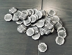 Coup | The Dystopian Universe | Coin Token x50 | Official Game Pieces - Picture 1 of 2