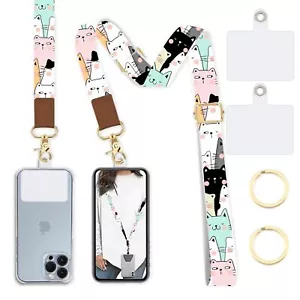 Phone Lanyard Wrist Strap Crossbody Adjustable Cell Phone Lanyard for Around ... - Picture 1 of 6