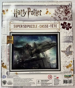 Harry Potter Norbert Flying Dragon 500 piece Super 5D Jigsaw Puzzle 24 x 18in - Picture 1 of 2