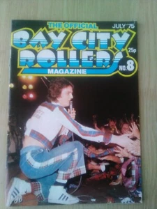 THE OFFICIAL BAY CITY ROLLERS MAGAZINE - No.8 July 1975 - Picture 1 of 3