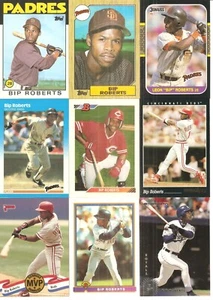 LOTE DE 450 TARJETAS DE BÉISBOL BIP ROBERTS - Imagen 1 de 5