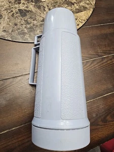 Thermos 1 Liter Hot Cold Beverage Carafe Blue Vintage - Picture 1 of 4