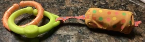 Bright Starts Rattle & Shake Barbell Baby Toy & Grab Teether Rattle - Picture 1 of 3