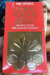 GOING FOR THE GOLD OLYMPICS 1988 VHS Factory SEALED LEWIS BEN JOHNSON ENBERG - Picture 1 of 3