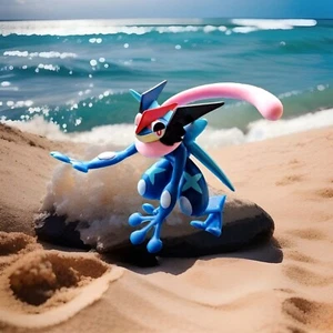 Pokemon GRENINJA Tomy 10cm Battle Articulated Action Figure Brand New - Picture 1 of 5