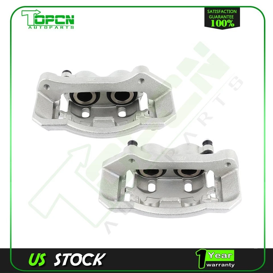 2PCs Front Brake Calipers Set For 2003-2008 Dodge Ram 2500 Dodge Ram 3500 Foto 1 de 4