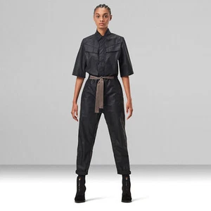 G-Star Damen Jumpsuit Army Straight Jumpsuit Womens DK Black Overall Größe: M - Bild 1 von 5