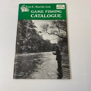 Game Fishing Sales Catalogue 1981 Vintage Tom C Saville Ltd. Illustrated Angling - Picture 1 of 12