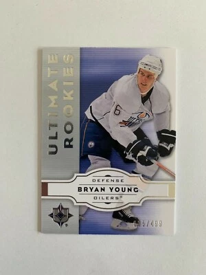 2007-08 Ultimate Collection #84 Bryan Young RC 025/499 - Edmonton Oilers - Image 1 of 2