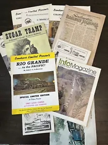 Vintage Train Railroad Brochures Flyers LOT Northern Advertising Sugar Tramp - Picture 1 of 24