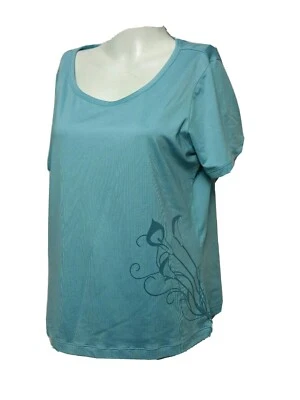 Alpine design Dri-Logic Women X-LARGE Blue Athletic T-shirt Short-sleeve (#h3 Foto 1 de 4