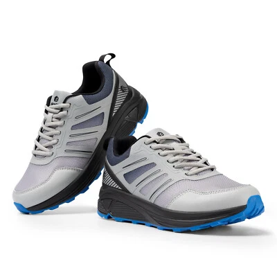 FitVille Men's Trail Running Shoes High Rebound Extra Wide Sneakers Trainers - Image 1 of 4