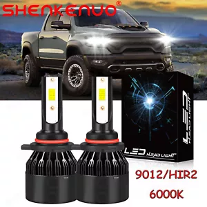 For Dodge Ram 1500 2500 2013-2015 w/projector 9012 LED Headlight Bulbs Low Beam - Picture 1 of 14