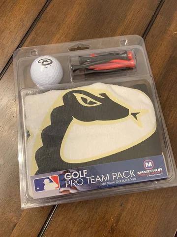 Arizona Diamondbacks Golf Gift Set Printed Towel w/ Grommet Hook for Golf Bag Cover