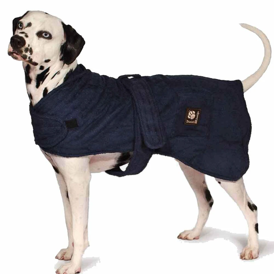 Danish Designs Dog Robe Navy - Image 1 of 1